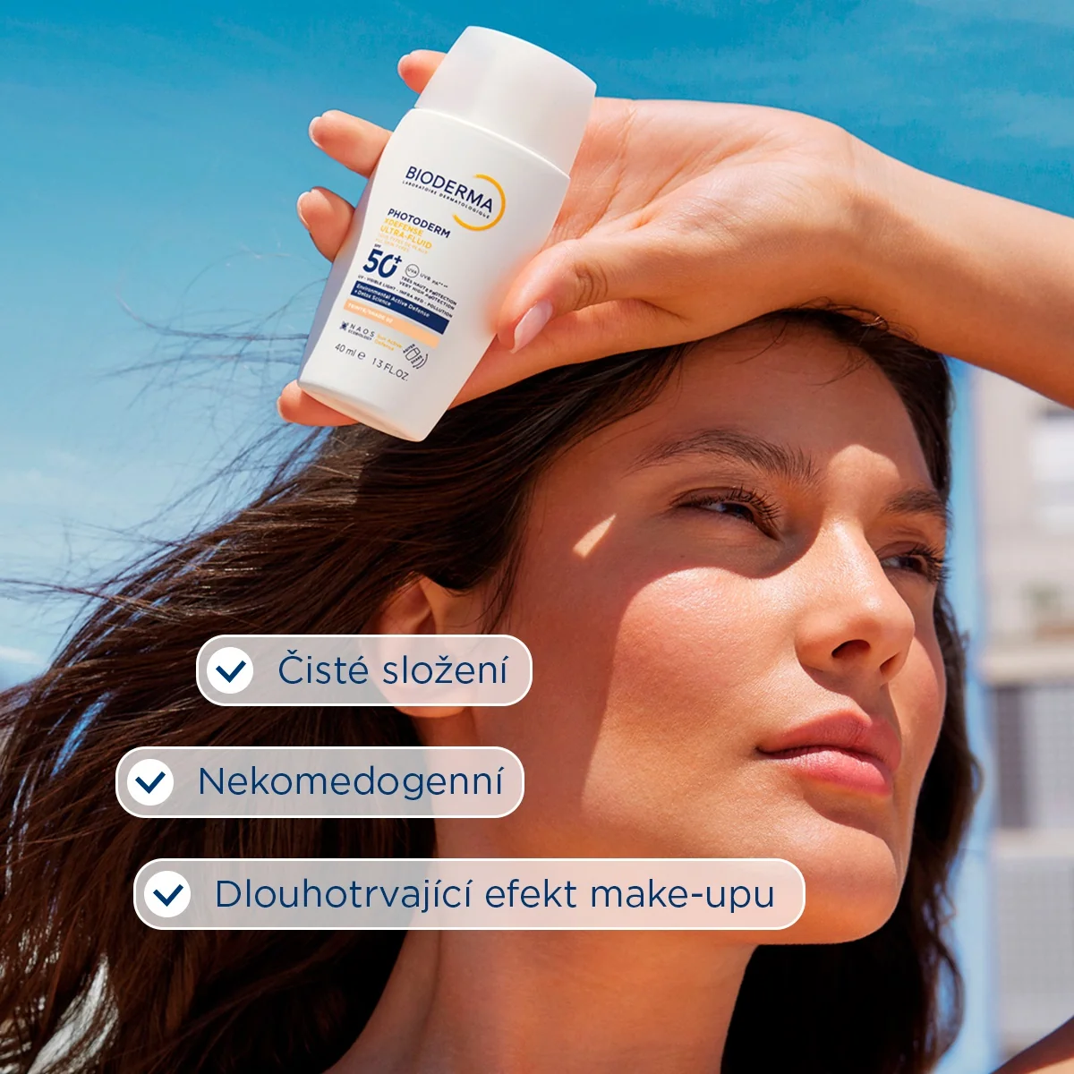 BIODERMA Photoderm XDefense ultrafluidní ochrana SPF50+ světlá 40 ml