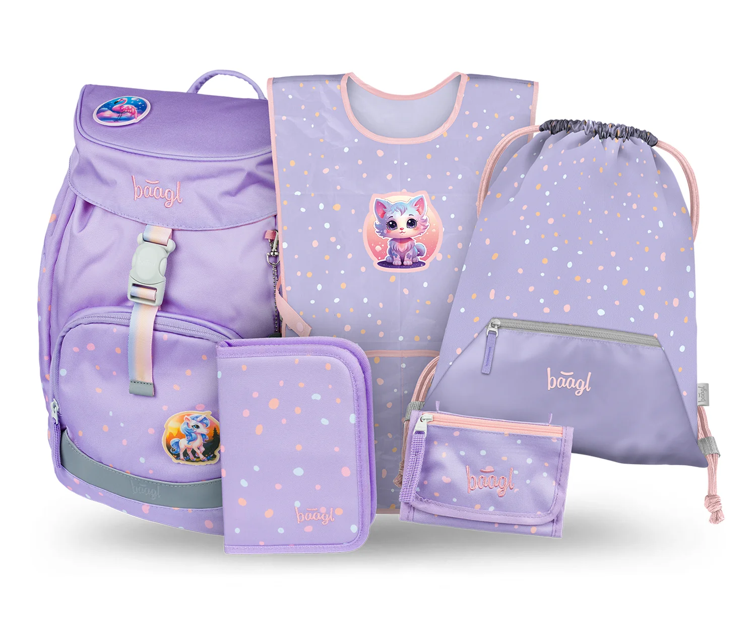 Baagl Školní set Airy Mazlíčci III