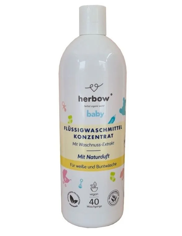 Herbow Baby Prací prostředek na bílé a barevné oděvy 1000 ml