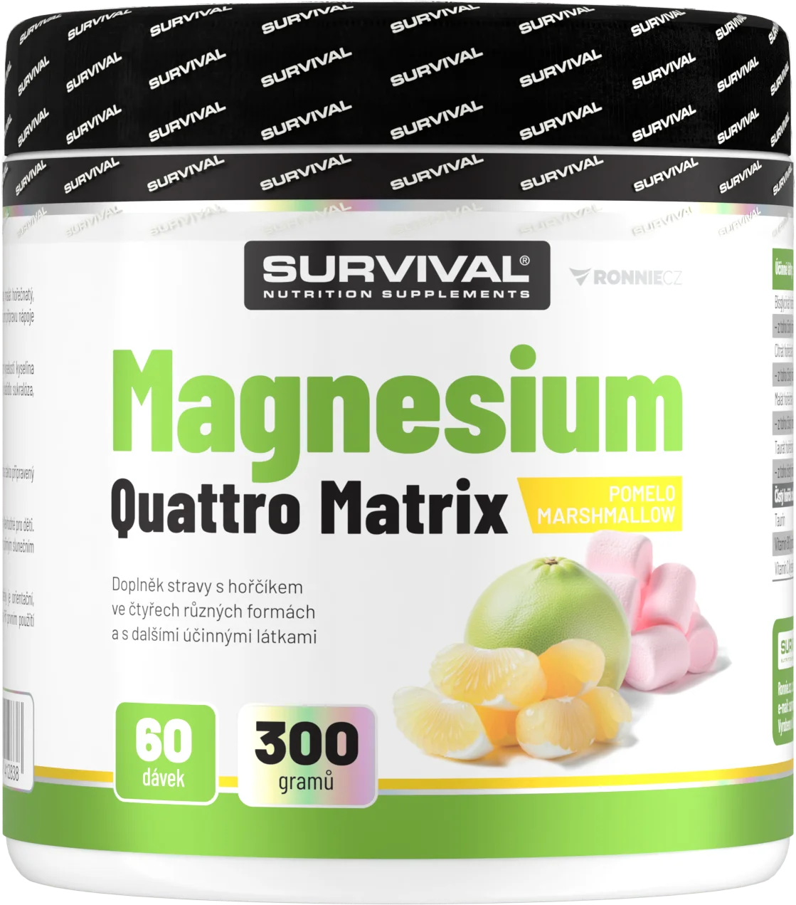 Survival Magnesium Quattro Matrix 300 g pomelo-marshmallow