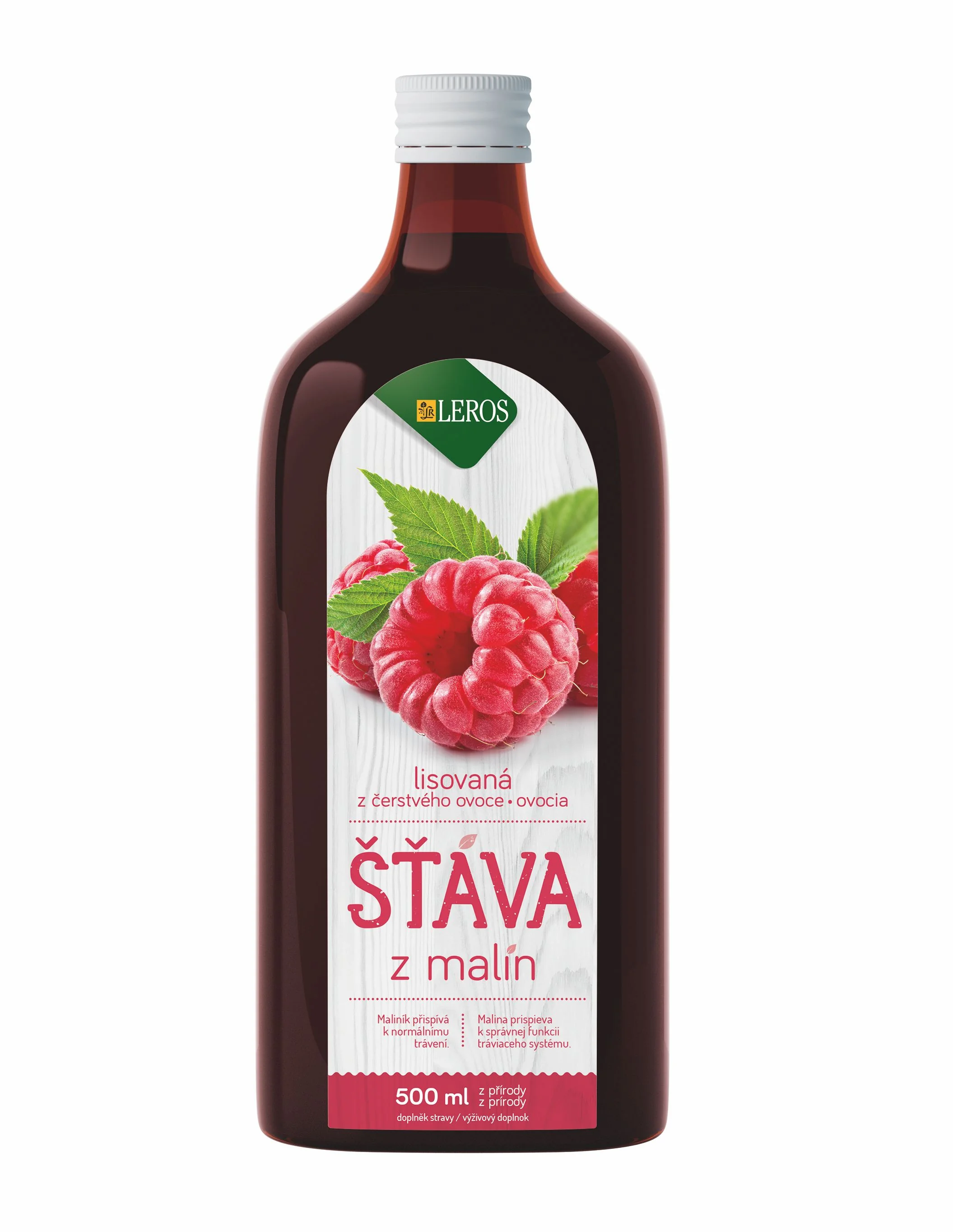 Leros Šťáva z malin 500 ml