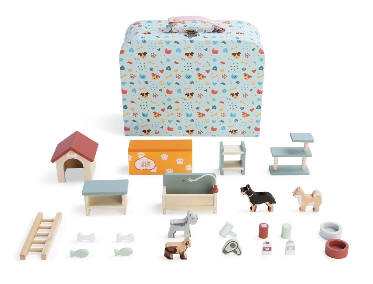 2Kids Toys Domeček pro mazlíčky v kufříku