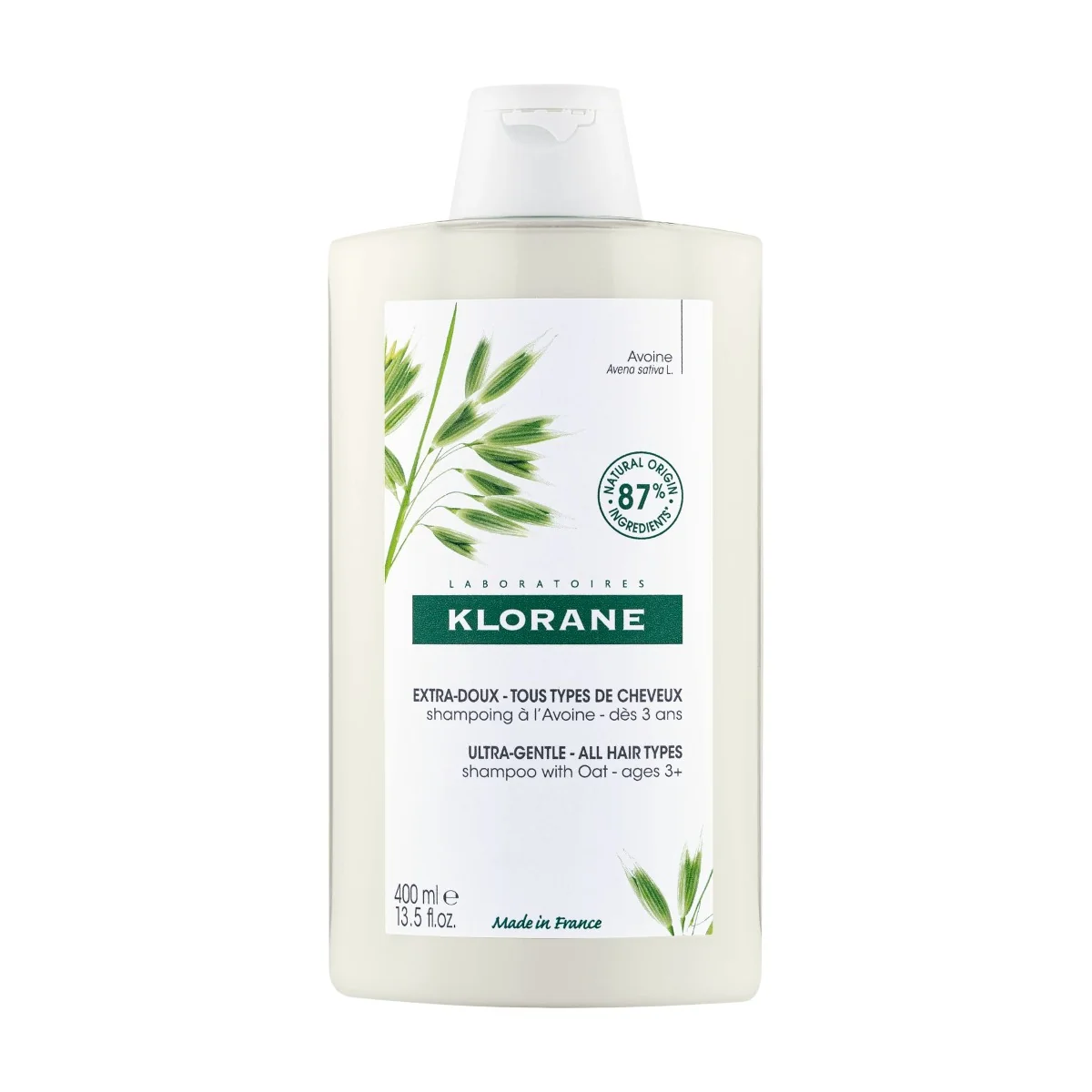 KLORANE Šampon s ovesným mlékem 400 ml