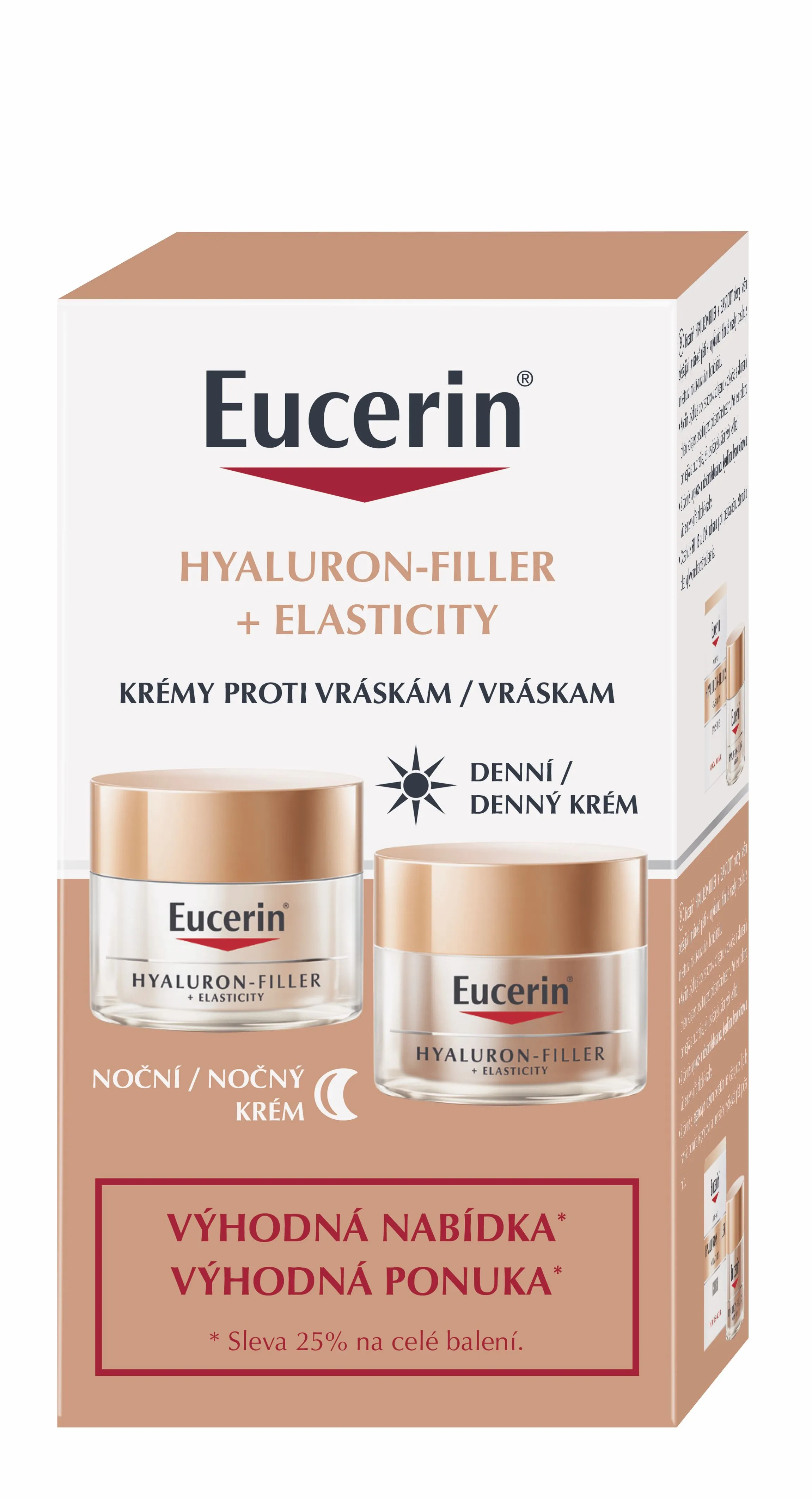 Eucerin Hyaluron-Filler + Elasticity duopack denní + noční krém