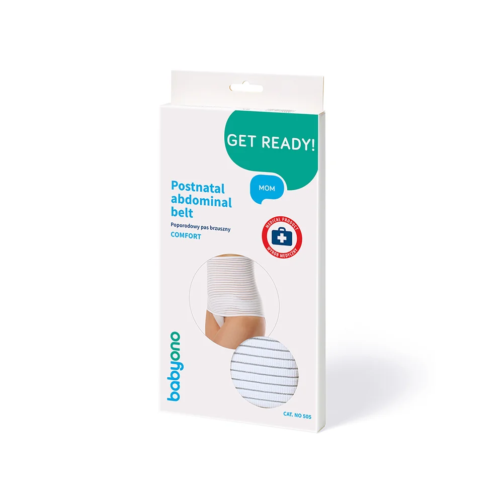 Babyono Stahovací pás po porodu Comfort M 1 ks