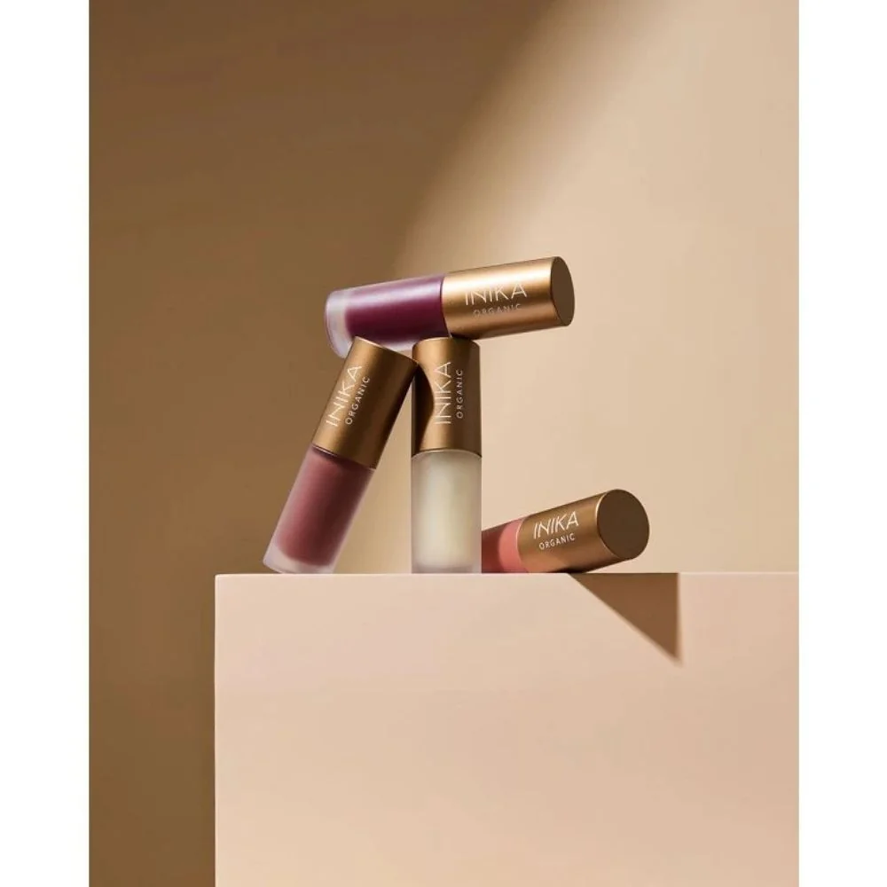 Inika Organic Tónovaný olej na rty s kolagenem a skvalanem Blossom 5 ml