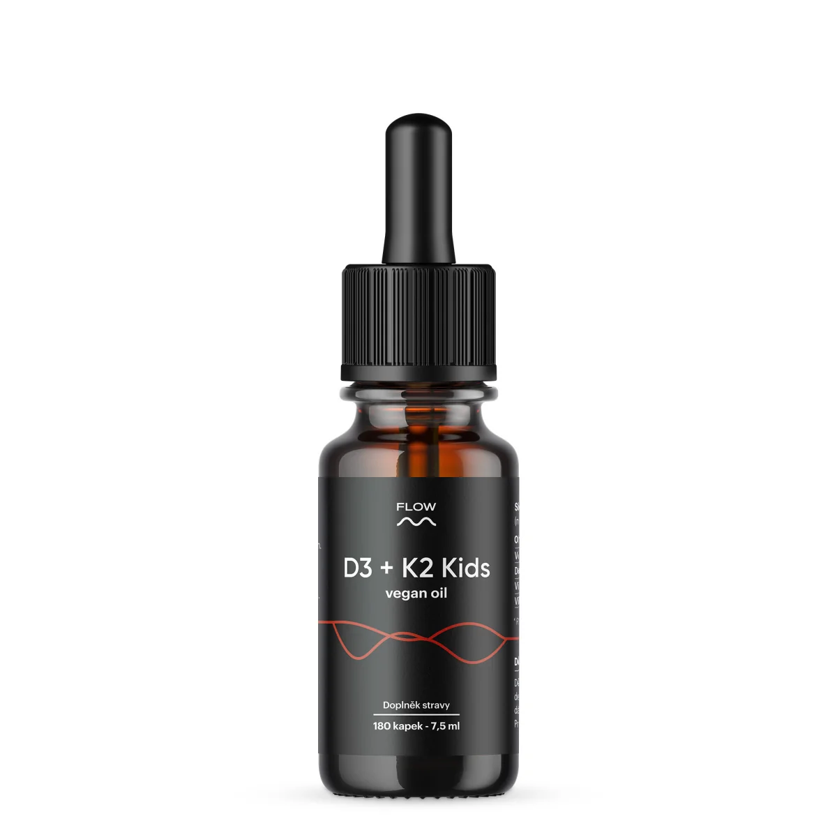 Flow Nutrition D3 + K2 Kids vegan oil 7,5 ml