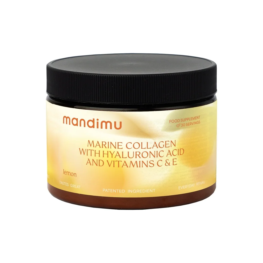 Mandimu Prémiový kolagen s kyselinou hyaluronovou citron 210 g