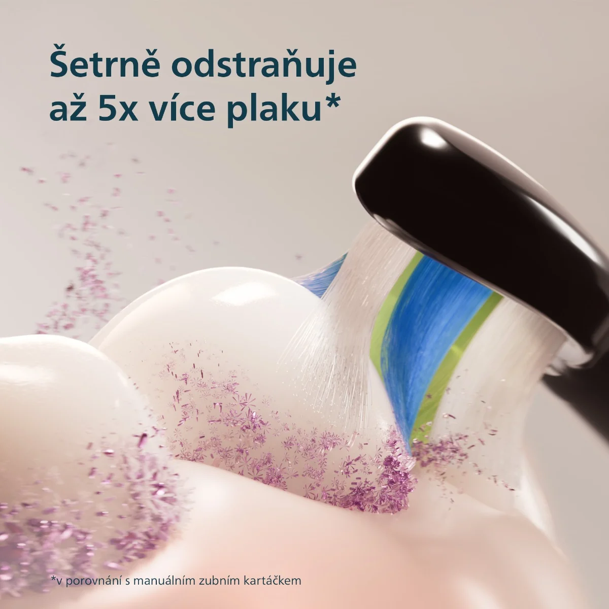 Philips Sonicare 3100 HX4072/73 sonické zubní kartáčky 2 ks černý a bílý