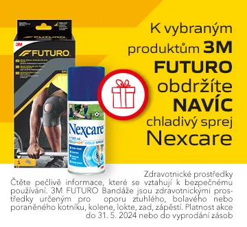 3M Futuro + 3M Nexcare chladivý sprej (květen 2024)