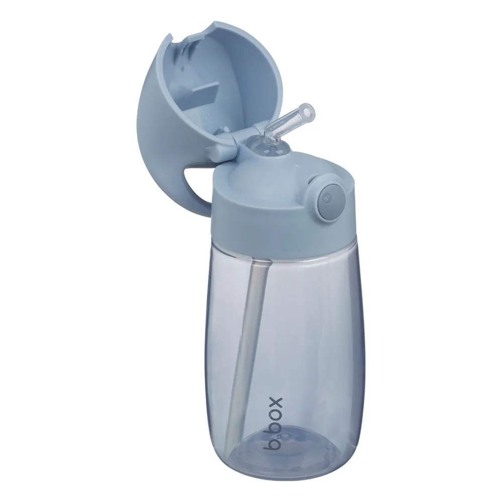 B.BOX Láhev na pití s brčkem Junior 380 ml - chill out