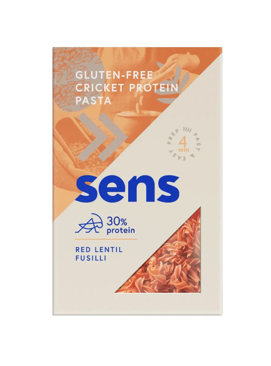 SENS Cvrččí proteinové bezlepkové těstoviny Čočkové 200 g