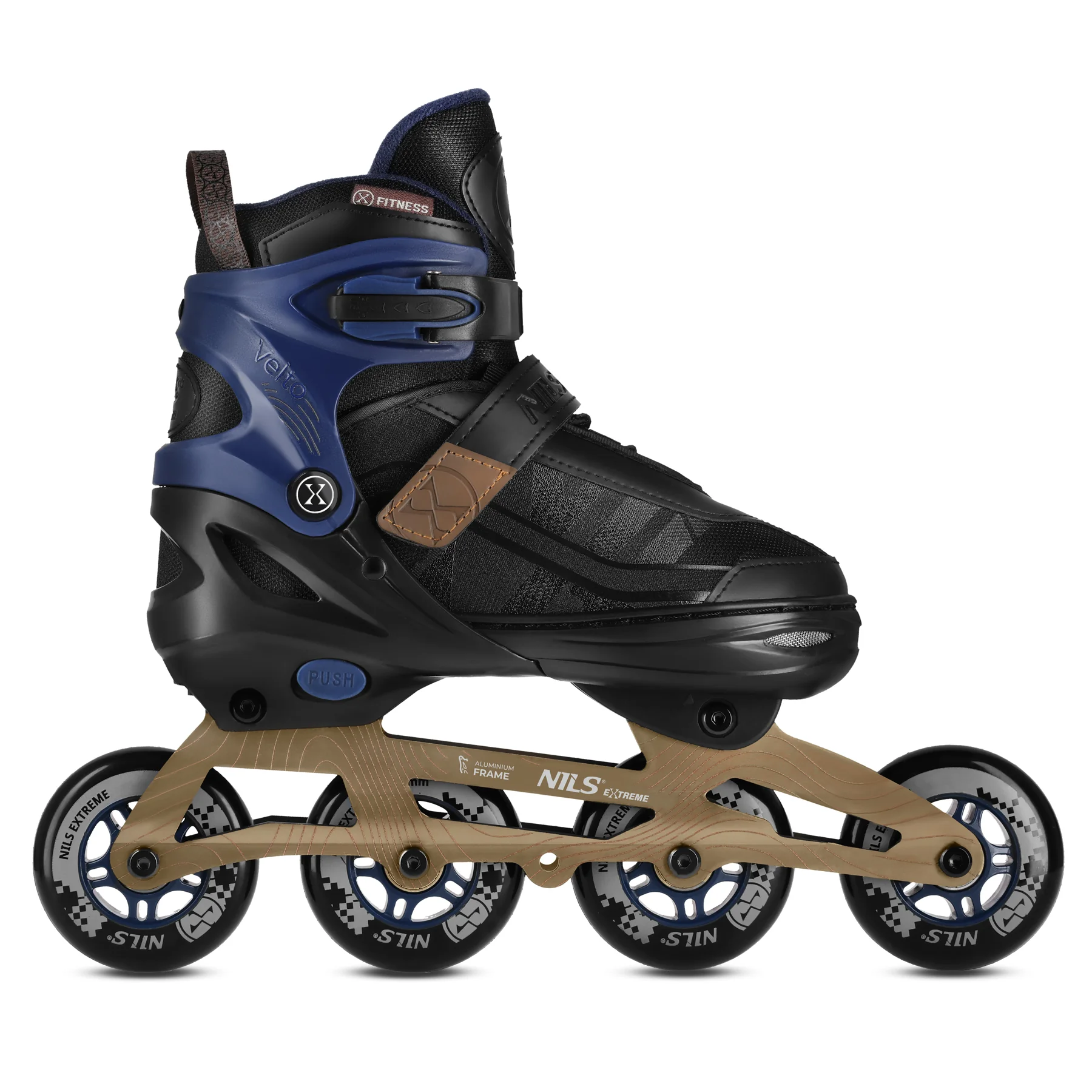 NILS EXTREME Kolečkové brusle NA684 Velto modré Velikost: XL(42-45)