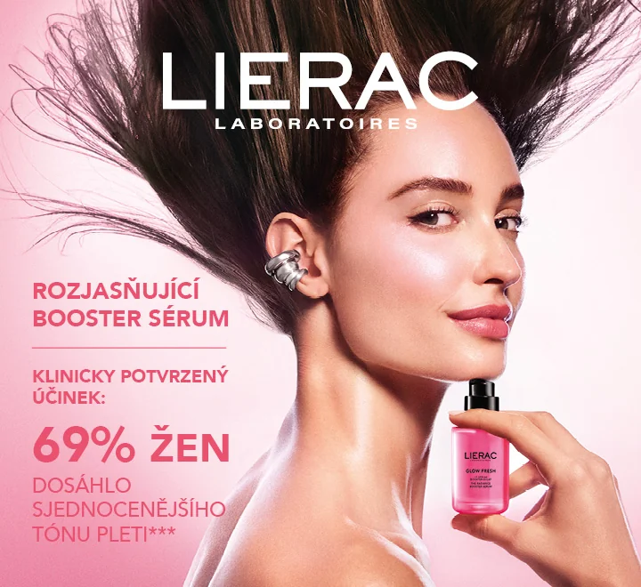 LIERAC rozjasňující sérum. Klinicky potvrzený účinek: 69 % žen dosáhlo sjednocenějšího tónu pleti LIERAC rozjasňující sérum. Klinicky potvrzený účinek: 69 % žen dosáhlo sjednocenějšího tónu pleti