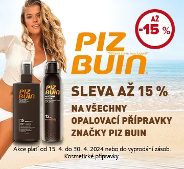 PIZ BUIN SLEVA až 15% (duben 2024)