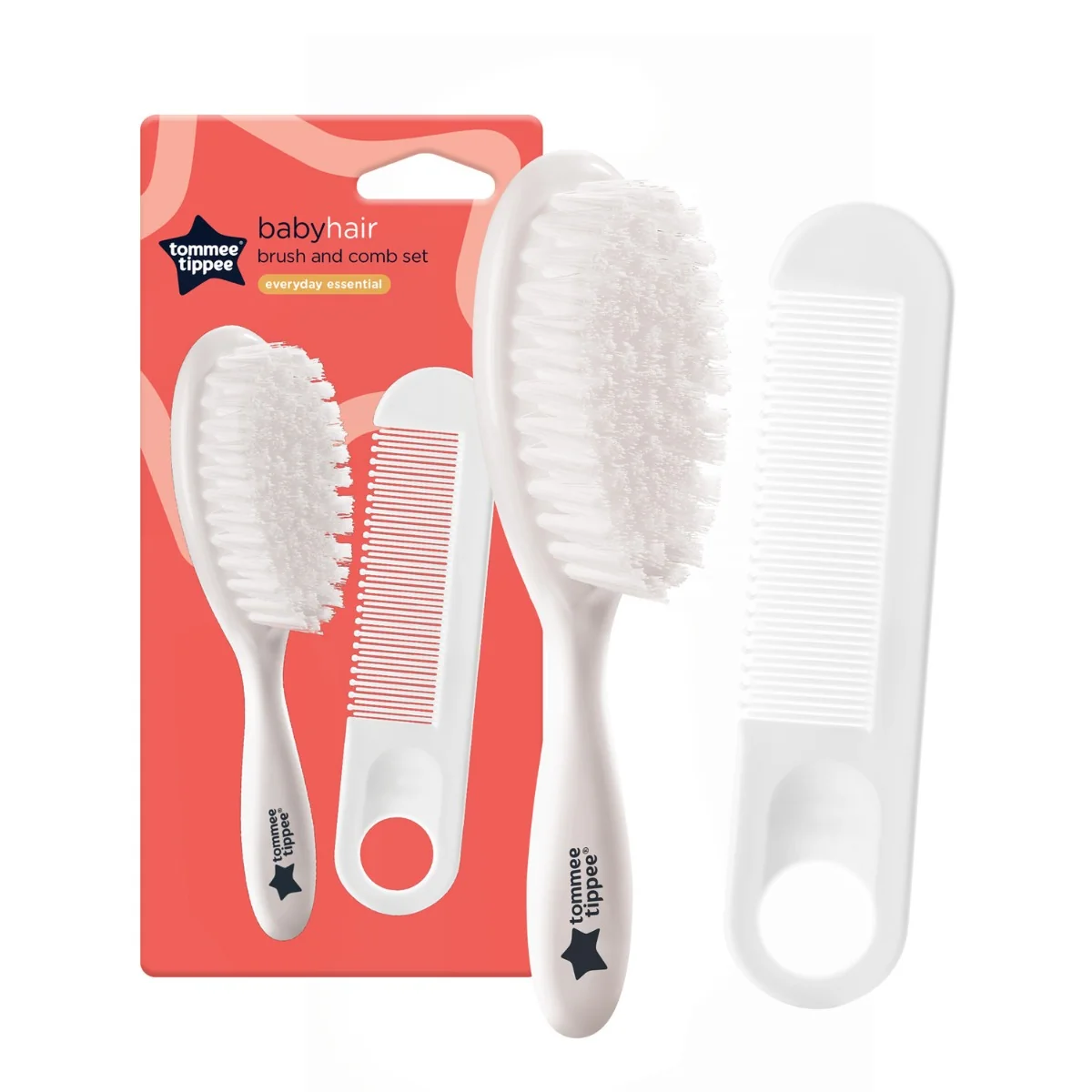 Tommee Tippee Dětský hřebínek a kartáč set