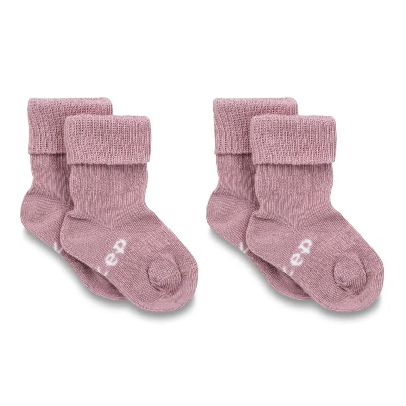 KipKep dětské ponožky Stay-on-Socks 6-12m 2páry Mauve