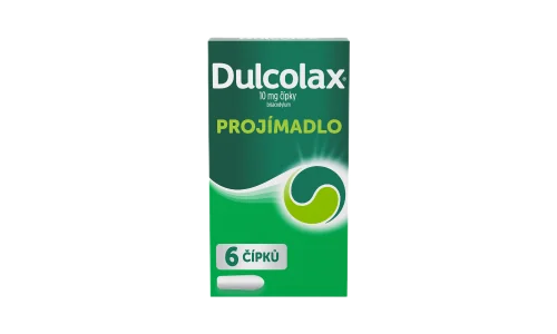 Dulcolax 10 mg 6 čípků Dulcolax 10 mg 6 čípků