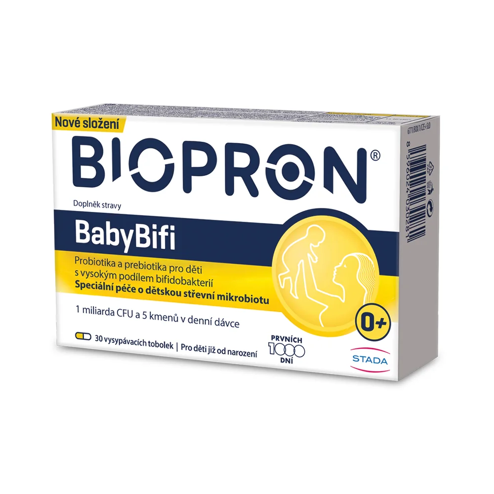 Biopron BabyBifi probiotika pro děti 30 tobolek