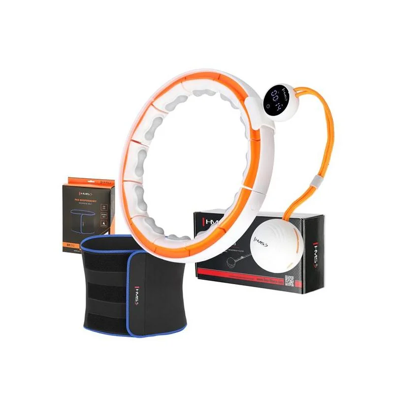 HMS Sada masážní hula hoop se závažím HHM21
