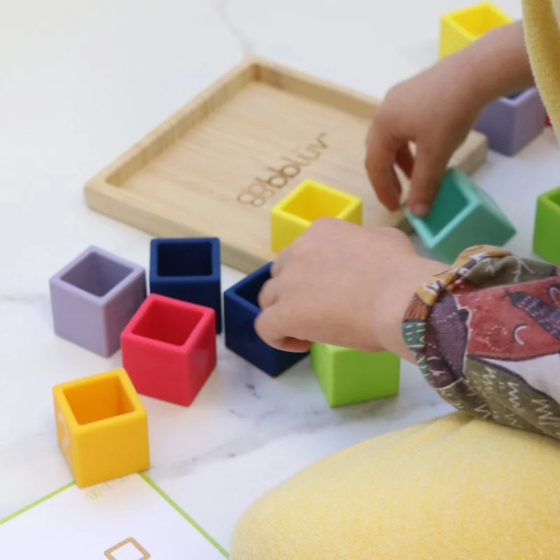 Bblüv silikonové puzzle Blöx