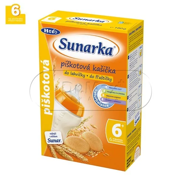 Sunarka piškotová kašička do lahvičky 180g