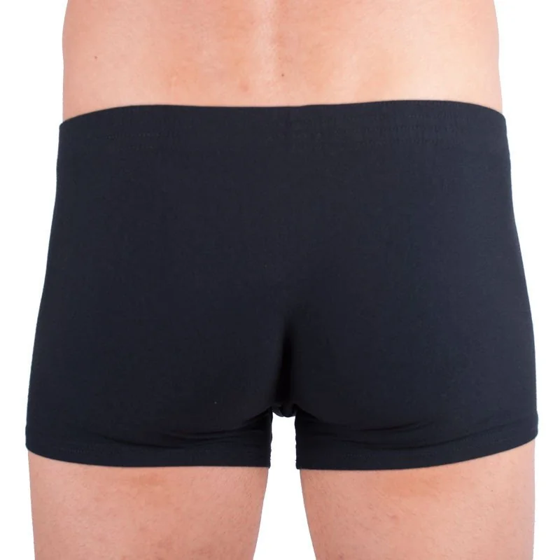 Styx Pánské boxerky klasická guma černé (Q660) S