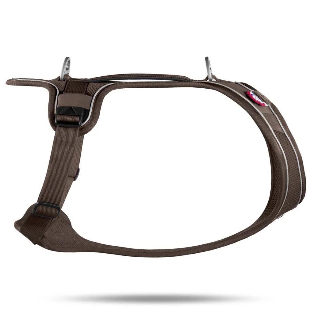 Curli Postroj pro psy Belka Comfort Brown M, 20-30 kg