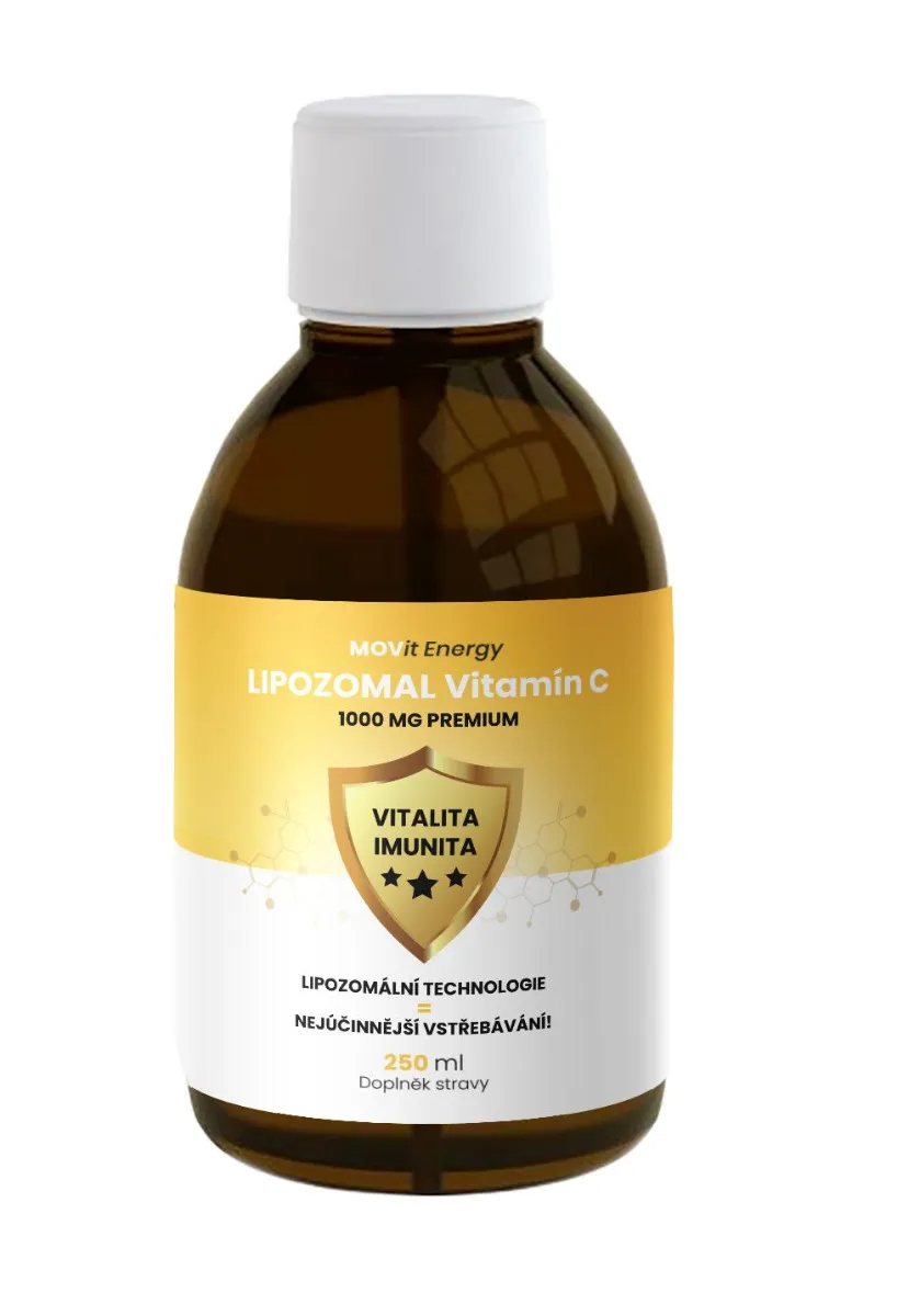 MOVit Energy Lipozomální Vitamín C 1000 mg Premium 250 ml