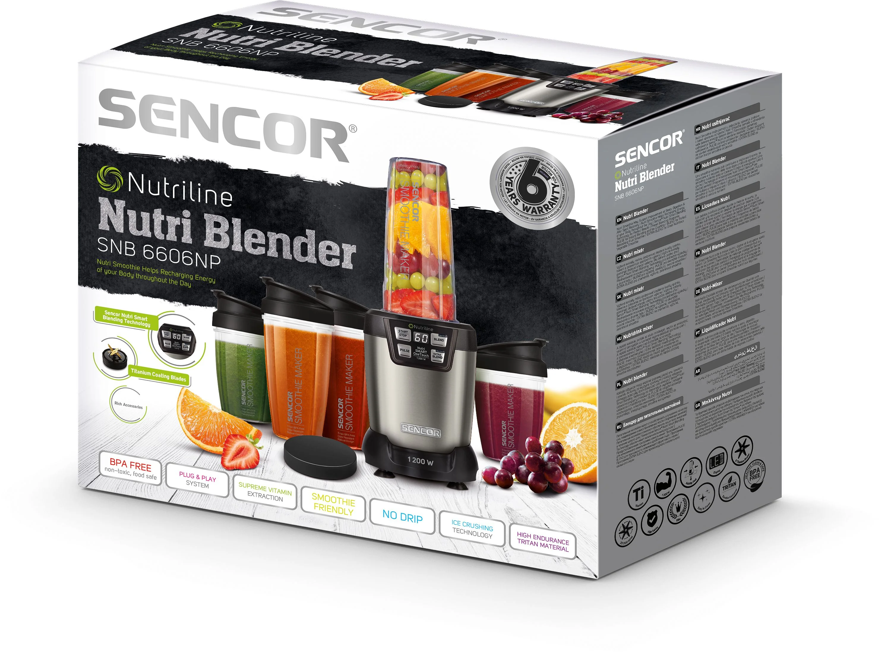 SENCOR SNB 6606NP nutri mixér