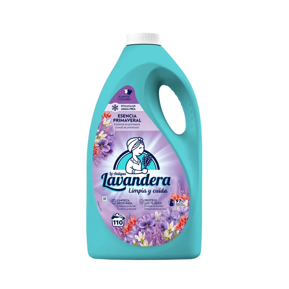 Lavandera Prací gel Vůně jara 4,84 l 110 dávek