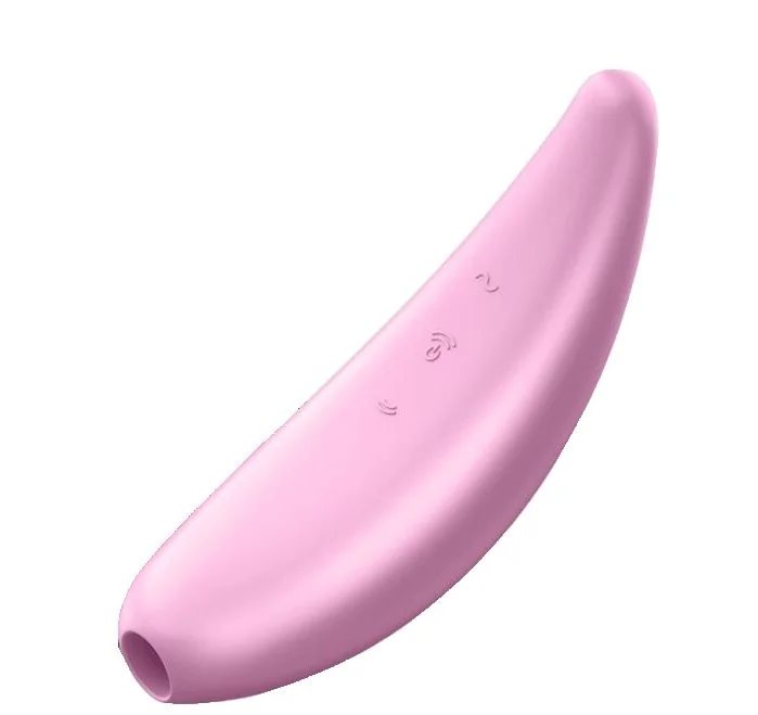Satisfyer Curvy 3+ podtlakový vibrátor růžový