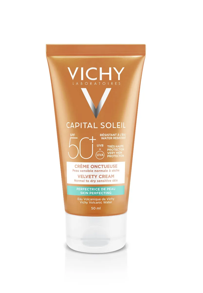 Vichy Capital Soleil Ochranný krém pro sametově jemnou pleť SPF 50+ 50 ml