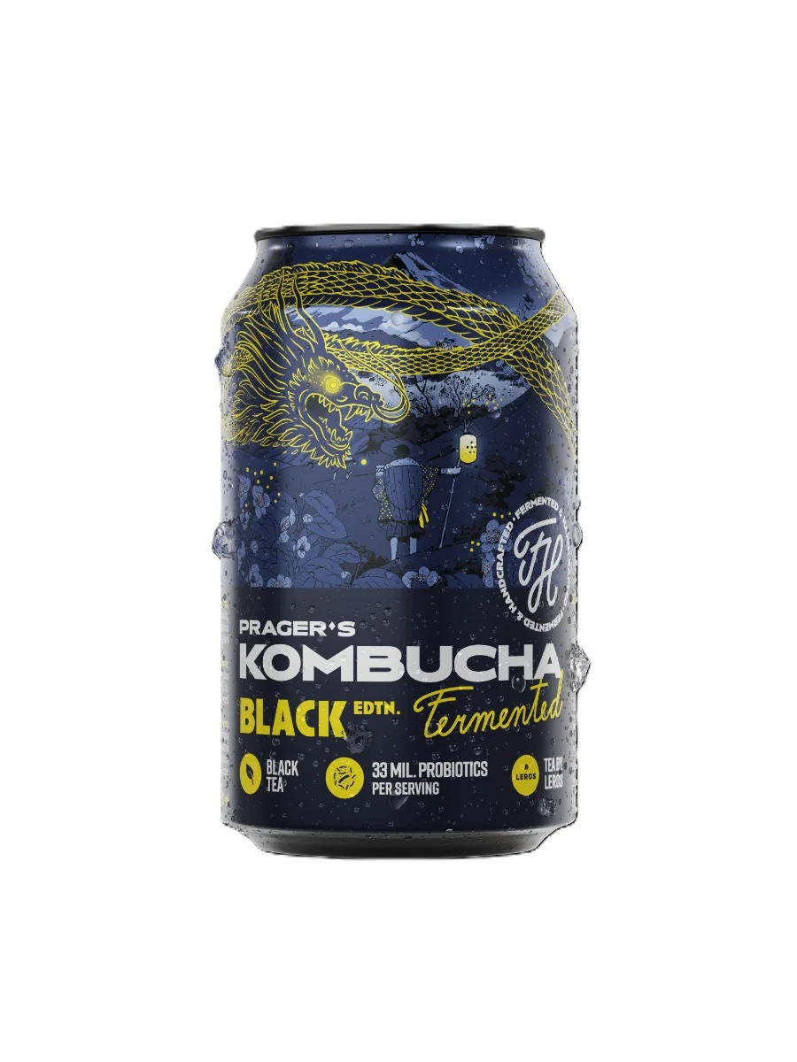 PRAGER'S Kombucha Black edition 330 ml