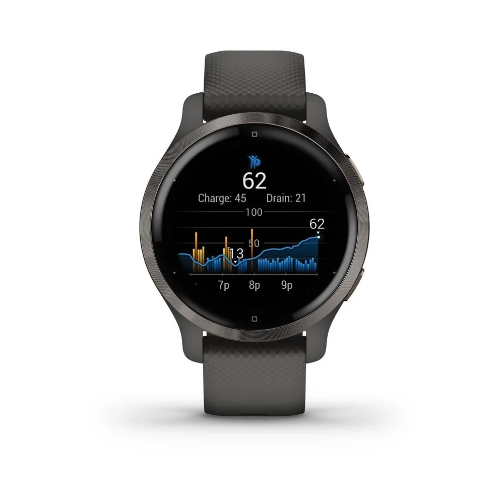 Garmin VENU 2S chytré hodinky Slate/Black