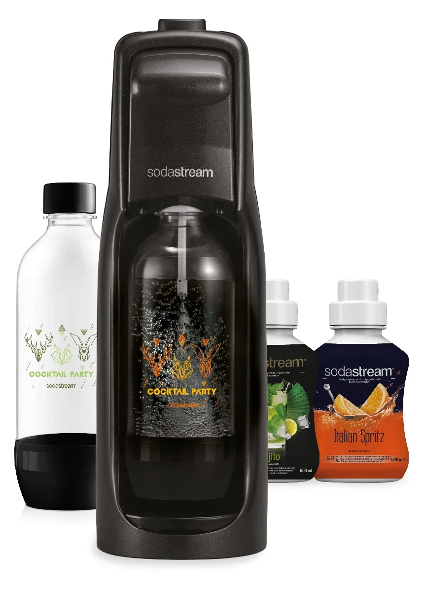 SODASTREAM Jet Black Cocktail Pack výrobník perlivé vody