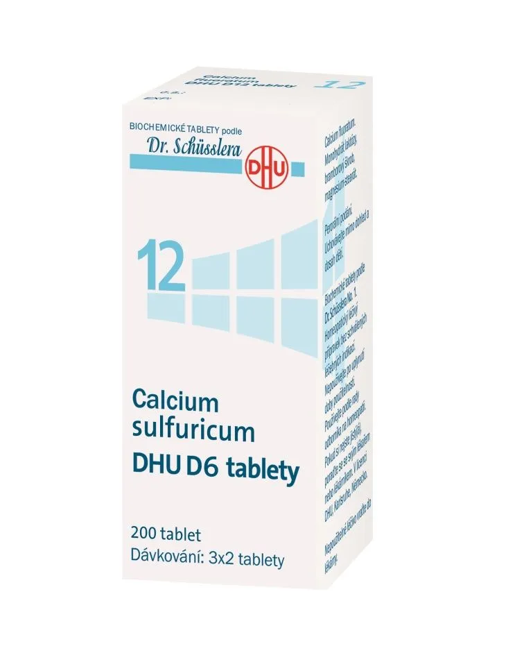 Schüsslerovy soli Calcium sulfuricum DHU D6
