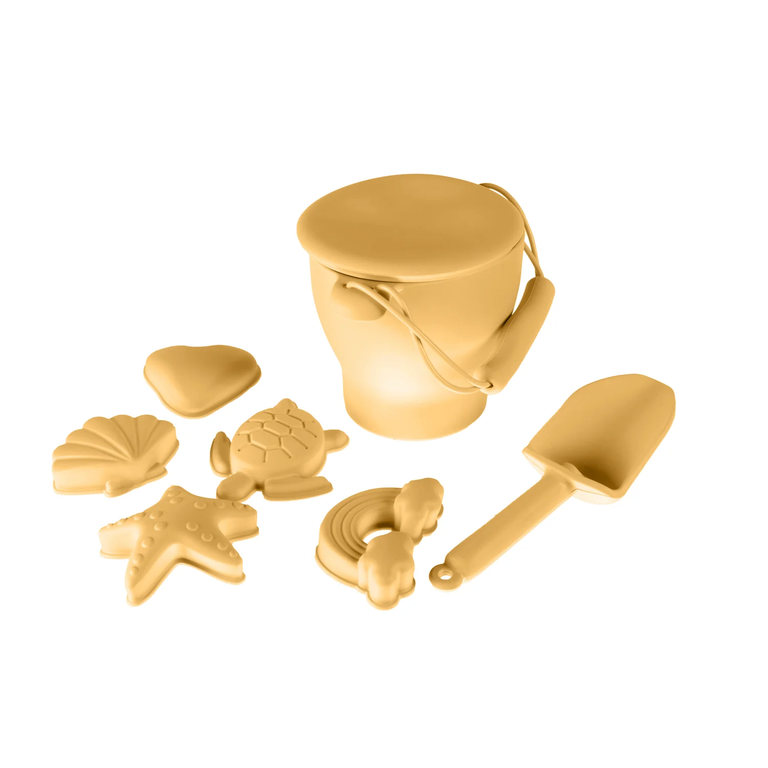 Zopa Silikonový set na písek, Mustard Yellow 3