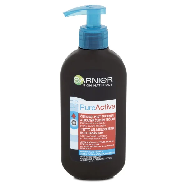 Garnier Pure Active Čisticí pleťový gel proti pupínkům 200 ml