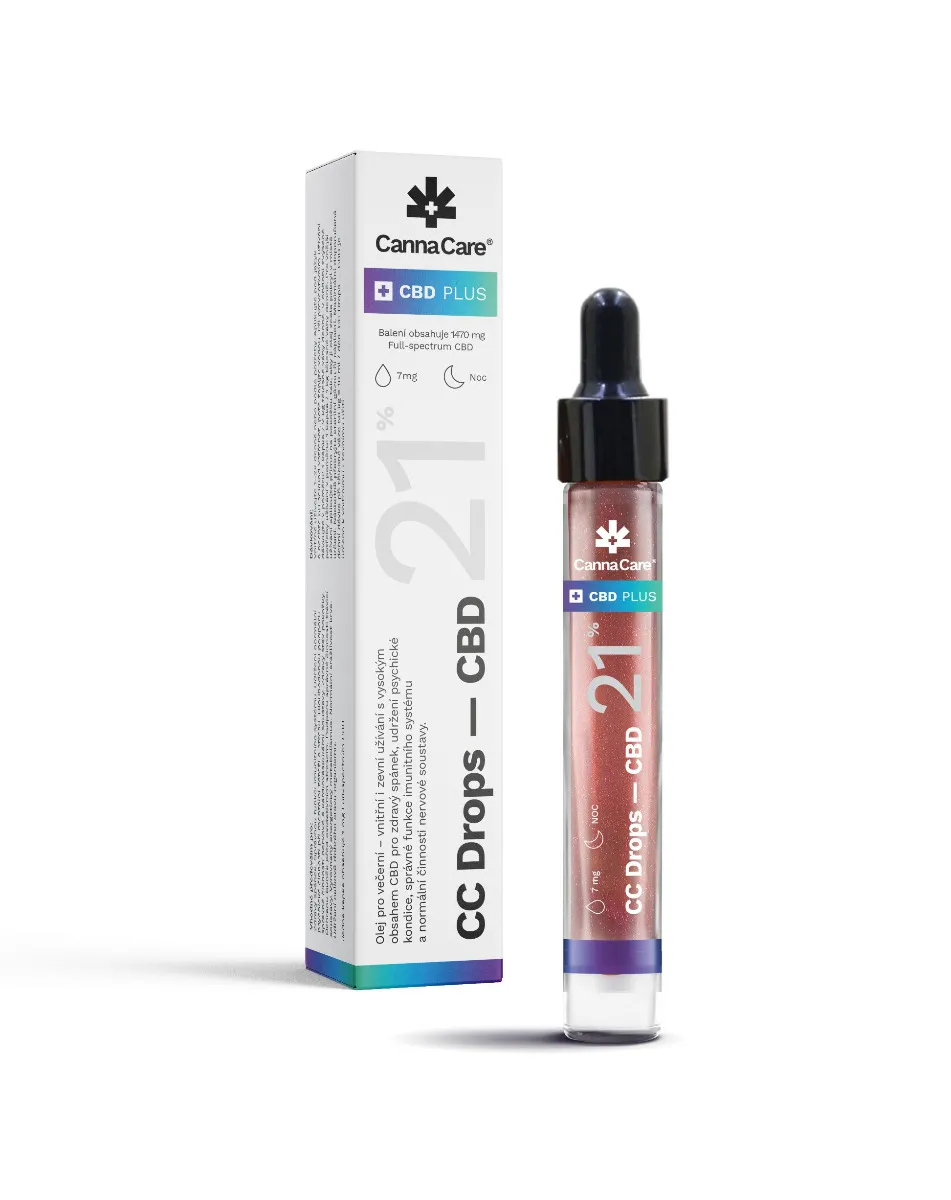 CannaCare CC Drops - CBD 21% noc 7 ml