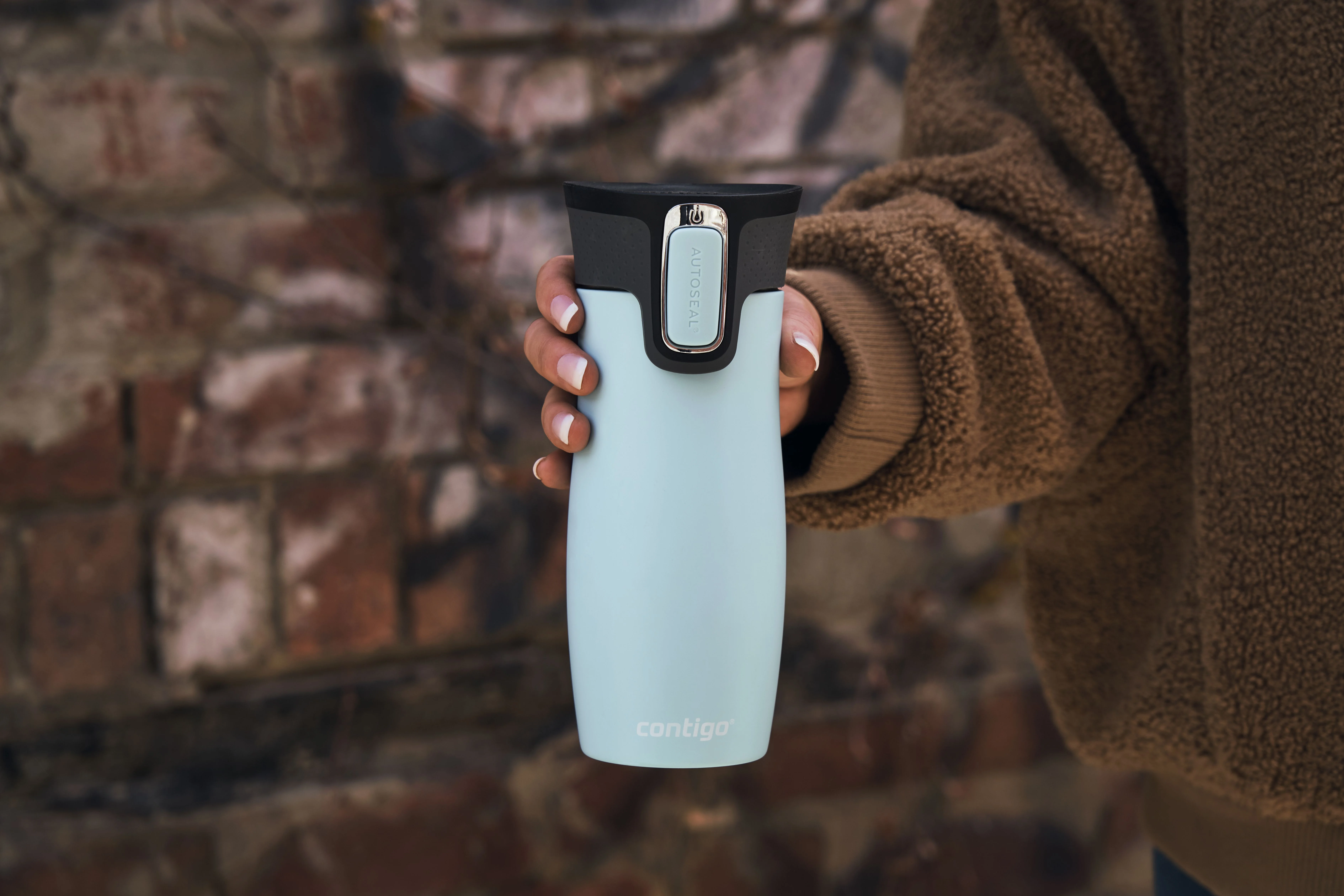 Contigo Termoláhev West Loop Iced Aqua ledově modrá 470 ml