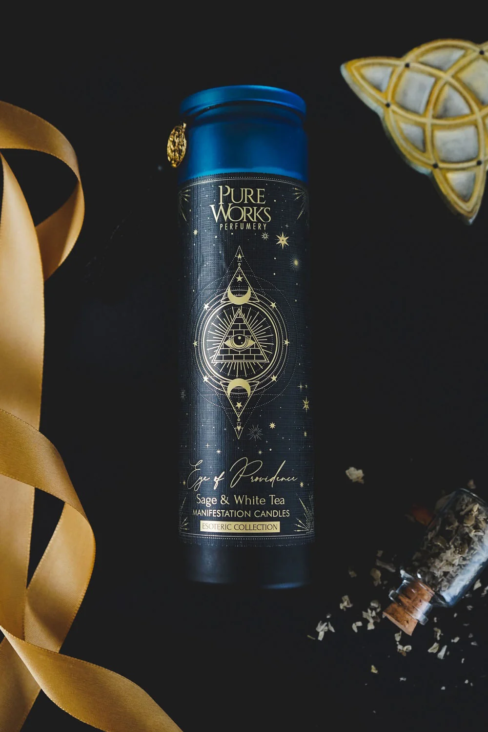 Song of India Vonná svíčka Pure Works - Sage & White Tea 300 g