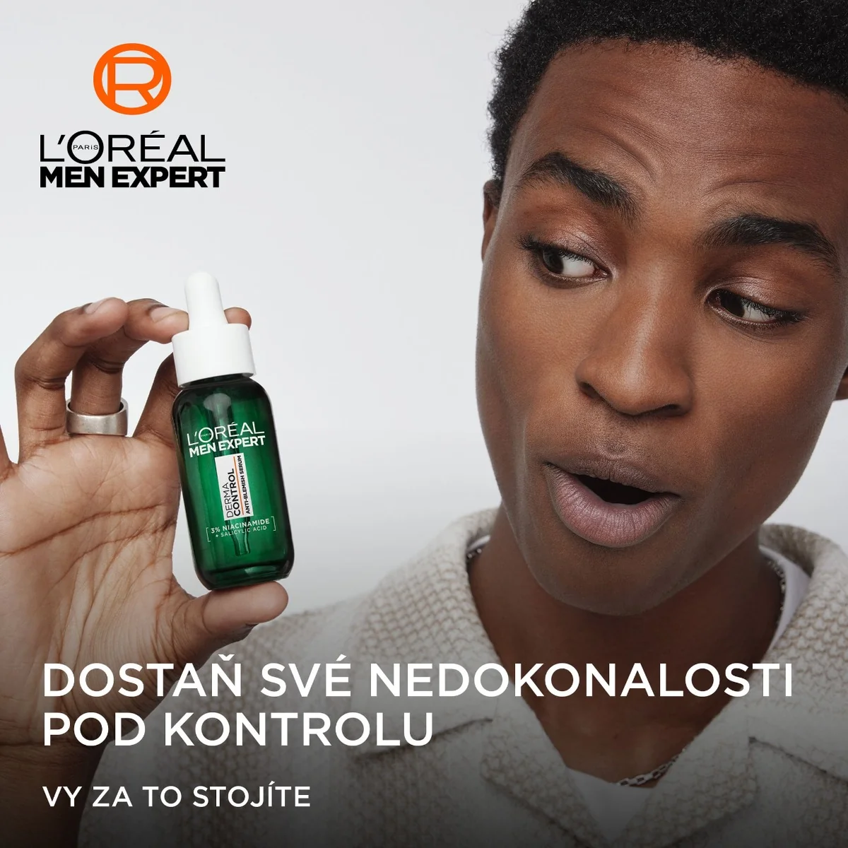 Loréal Paris Men Expert Derma Control Niacinamide sérum proti nedokonalostem 30 ml