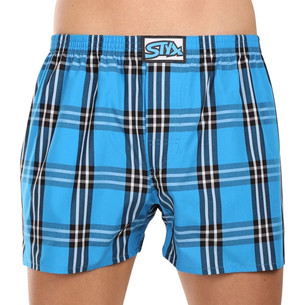 Styx 3PACK pánské trenky klasická guma vícebarevné (3A102230) L
