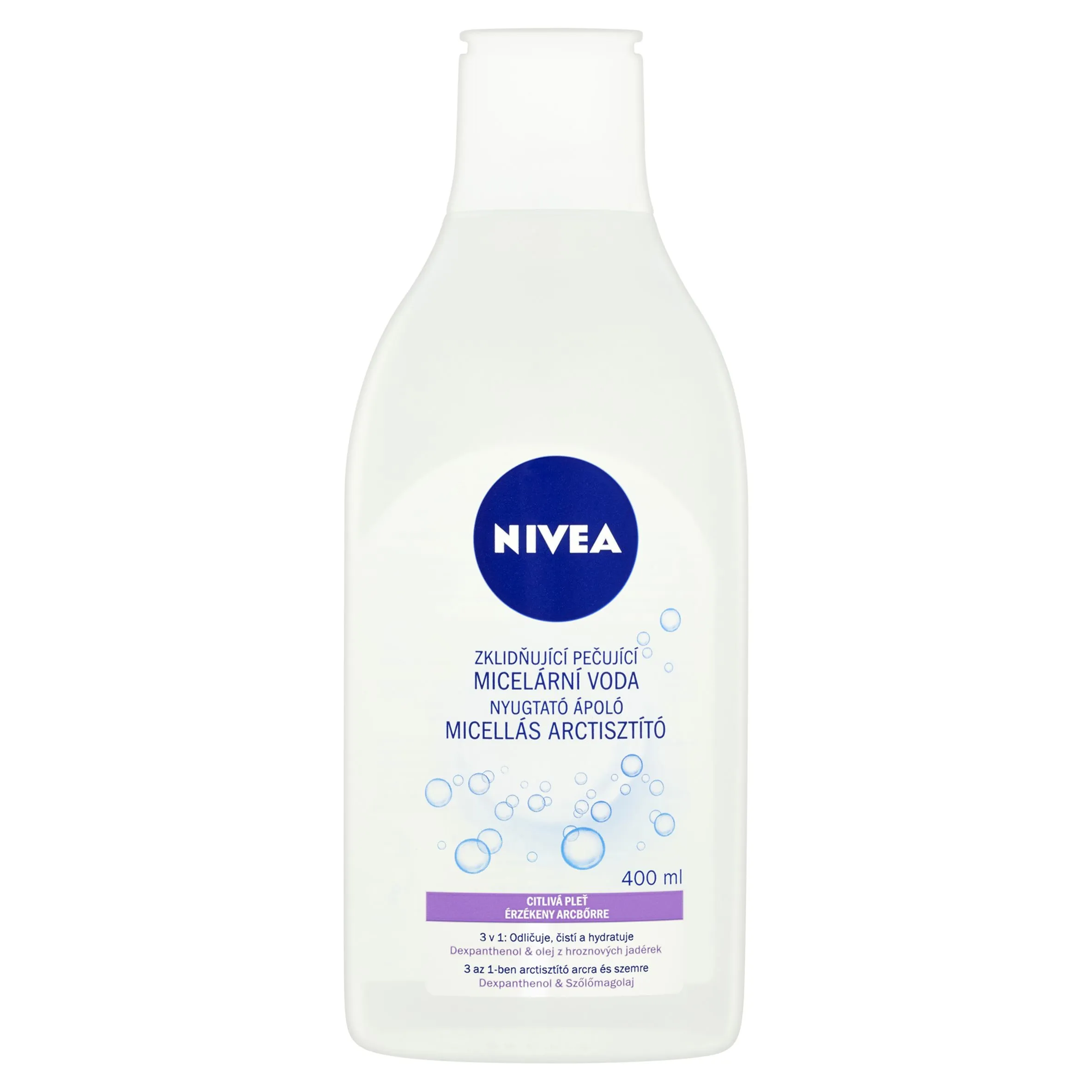 Nivea MicellAir zklidňující micelární voda 400 ml