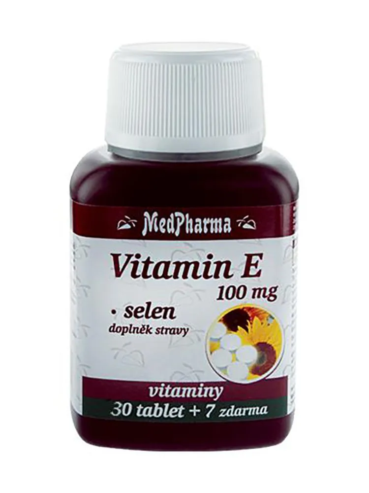 MedPharma Vitamín E 100mg+Selen tbl.37