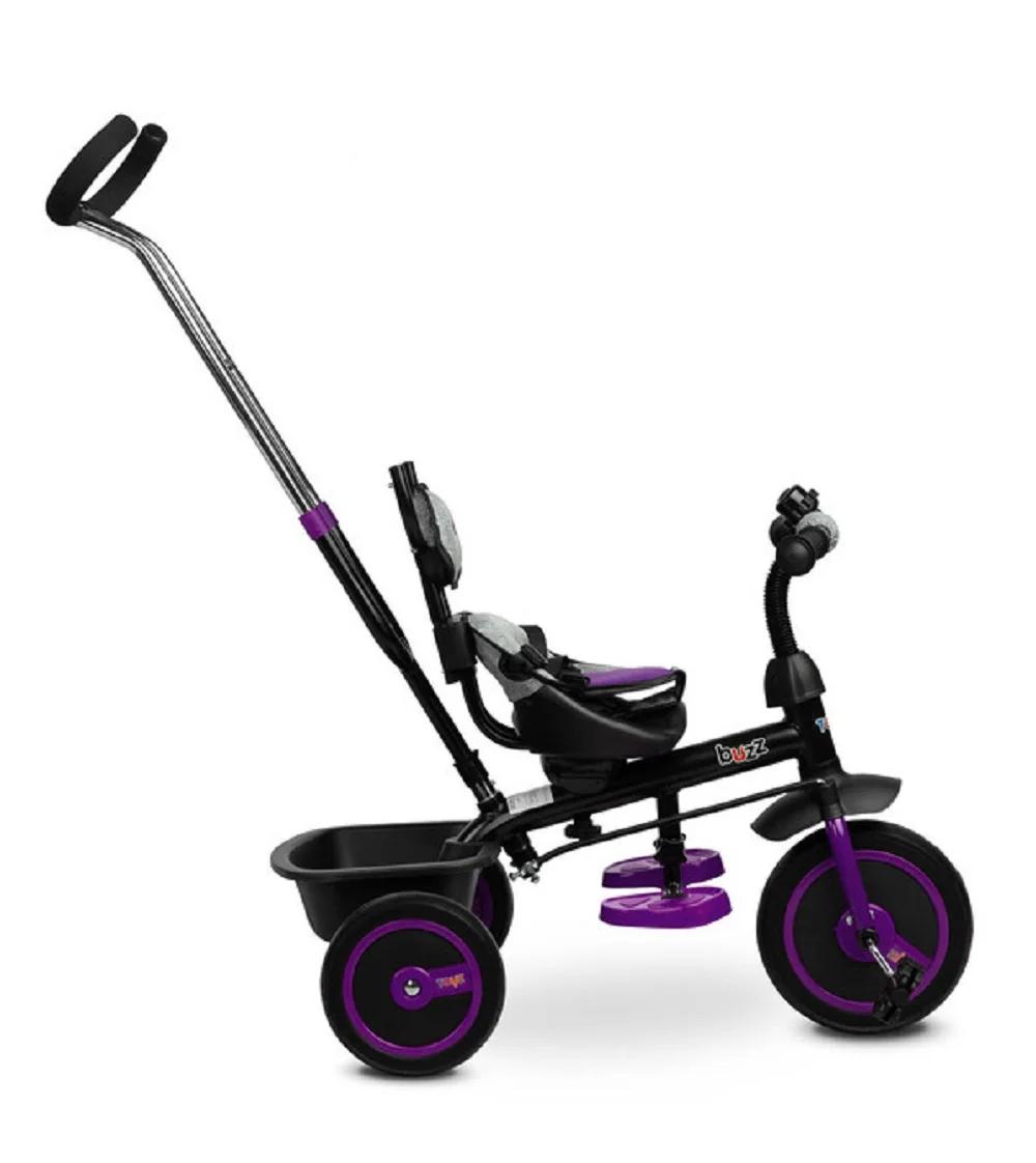 Toyz Tříkolka Buzz, šedá, fialová