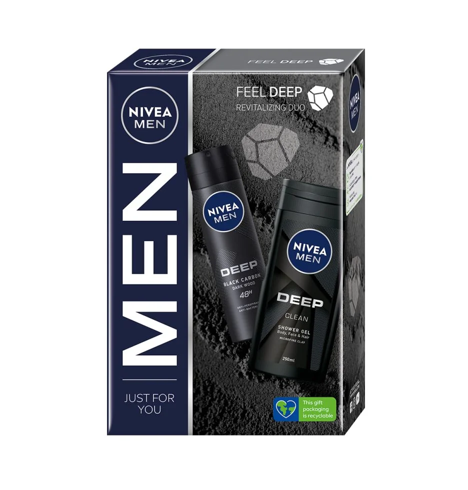 Nivea Men Box Feel Deep dárkový set