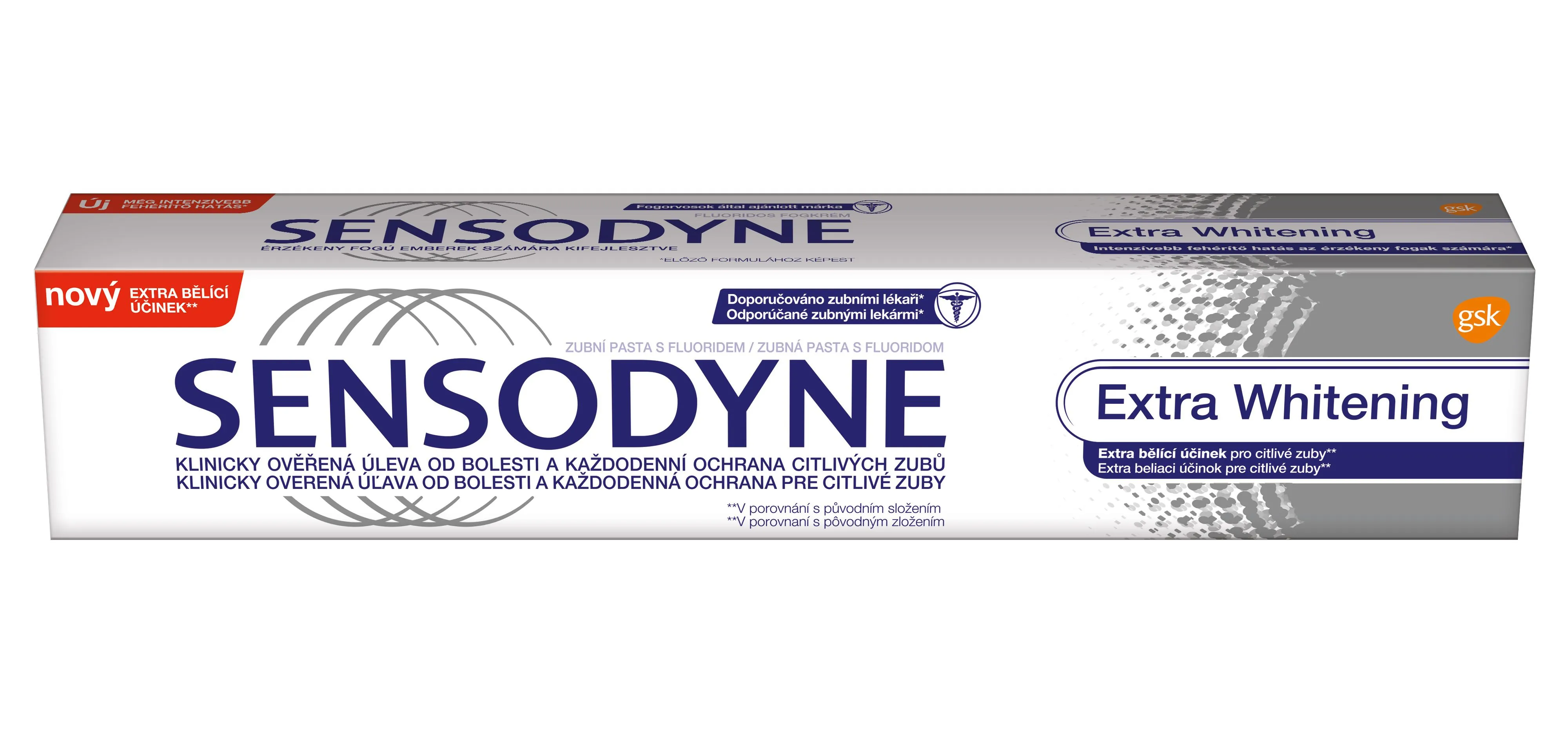 Sensodyne Extra Whitening zubní pasta 75 ml