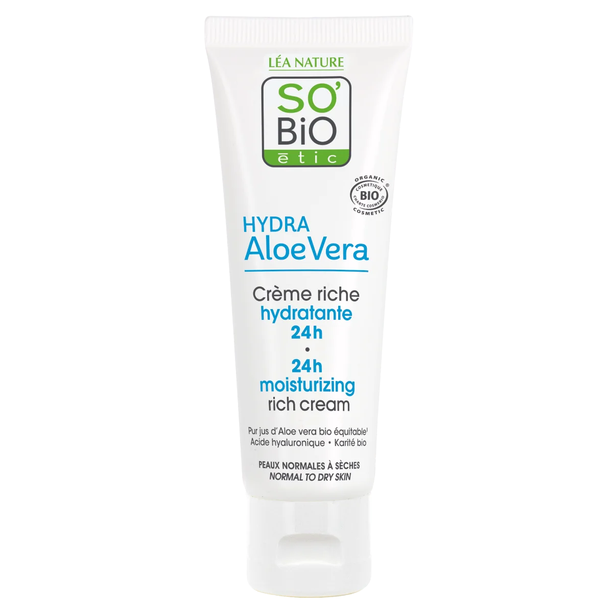 SO’BiO étic Hydratující denní krém s Aloe vera BIO 50 ml